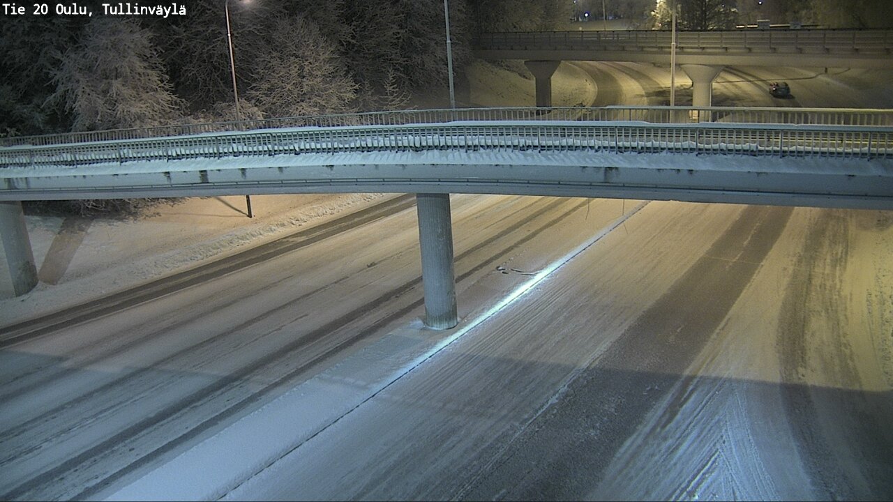 Weather Camera Image Väg 20 Uleåborg, Tullinväylä, Oulu, Pohjois-Pohjanmaa