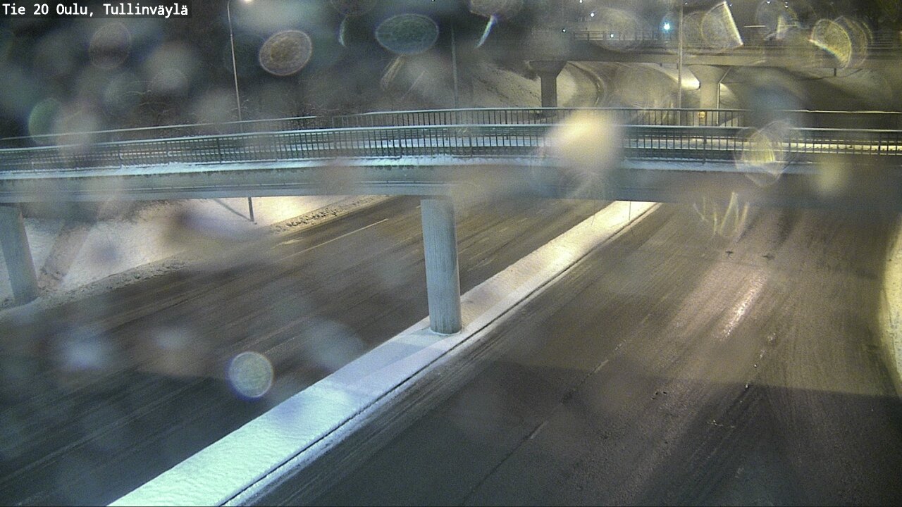 Weather Camera Image Väg 20 Uleåborg, Tullinväylä, Oulu, Pohjois-Pohjanmaa