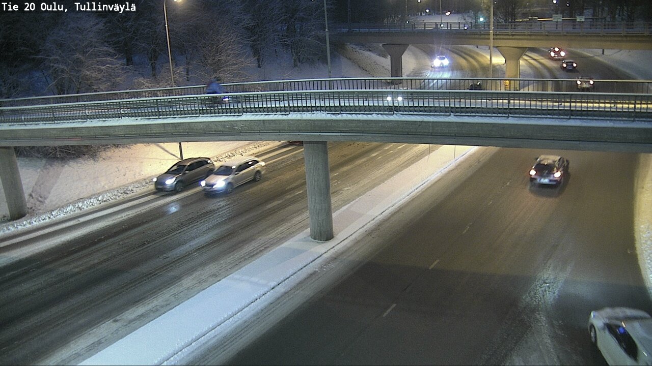 Weather Camera Image Väg 20 Uleåborg, Tullinväylä, Oulu, Pohjois-Pohjanmaa