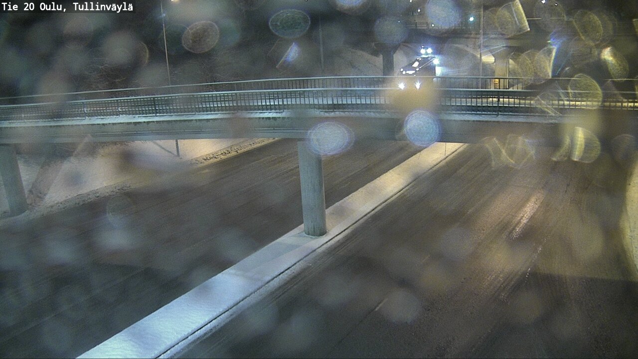 Weather Camera Image Väg 20 Uleåborg, Tullinväylä, Oulu, Pohjois-Pohjanmaa