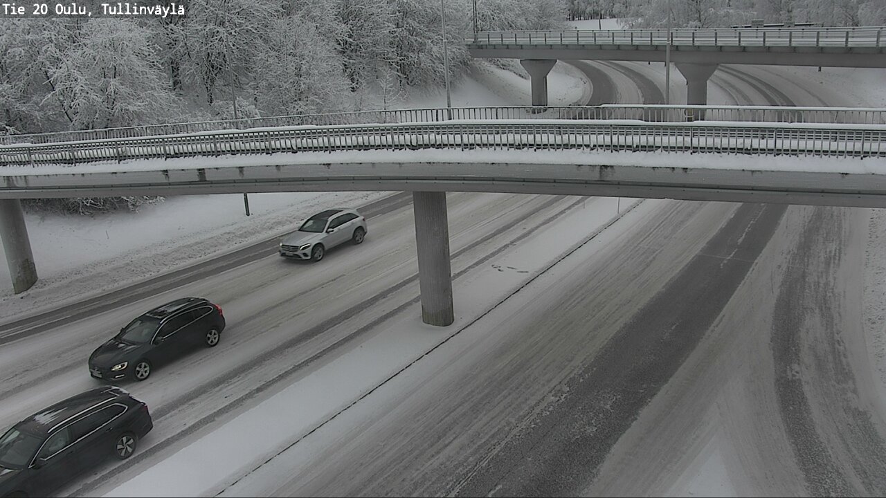 Weather Camera Image Road 20 Oulu, Tullinväylä, Oulu, Pohjois-Pohjanmaa