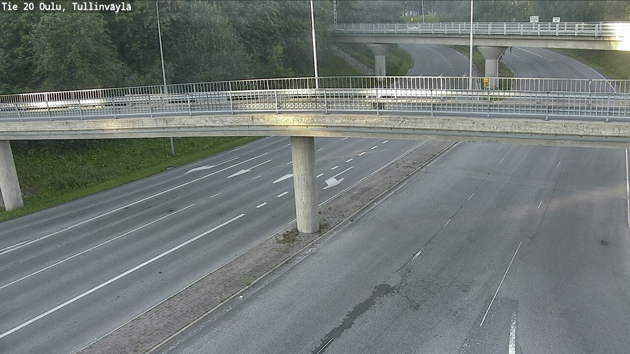 Weather Camera Image Road 20 Oulu, Tullinväylä, Oulu, Pohjois-Pohjanmaa