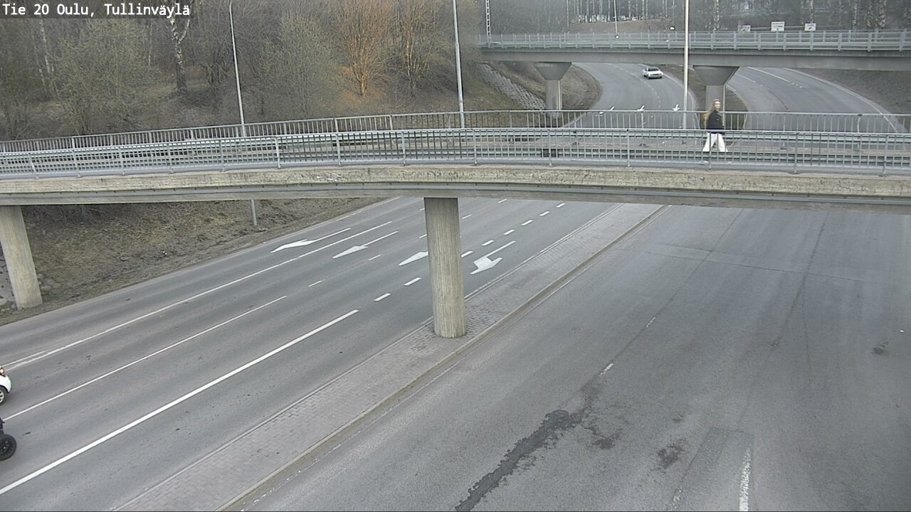 Weather Camera Image Road 20 Oulu, Tullinväylä, Oulu, Pohjois-Pohjanmaa