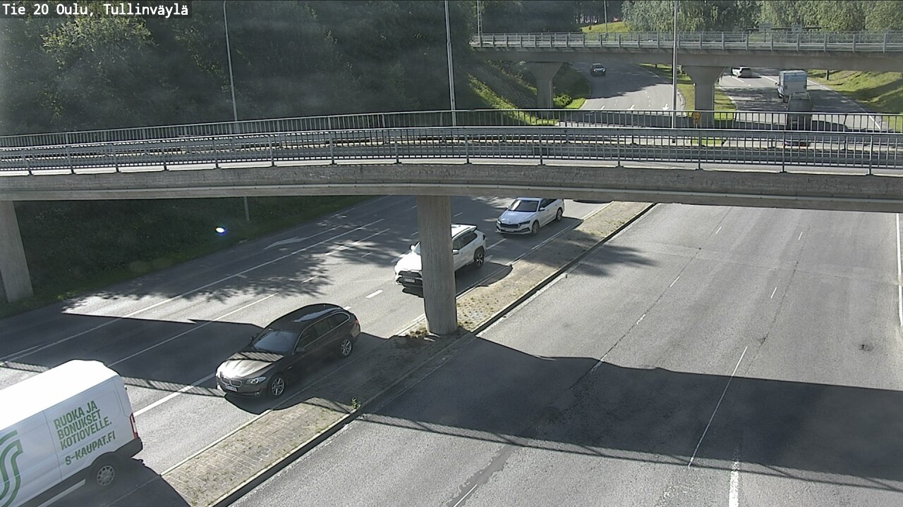 Weather Camera Image Road 20 Oulu, Tullinväylä, Oulu, Pohjois-Pohjanmaa