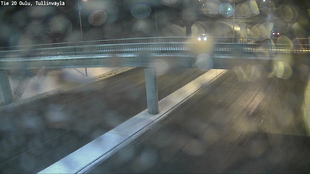Weather Camera Image Väg 20 Uleåborg, Tullinväylä, Oulu, Pohjois-Pohjanmaa