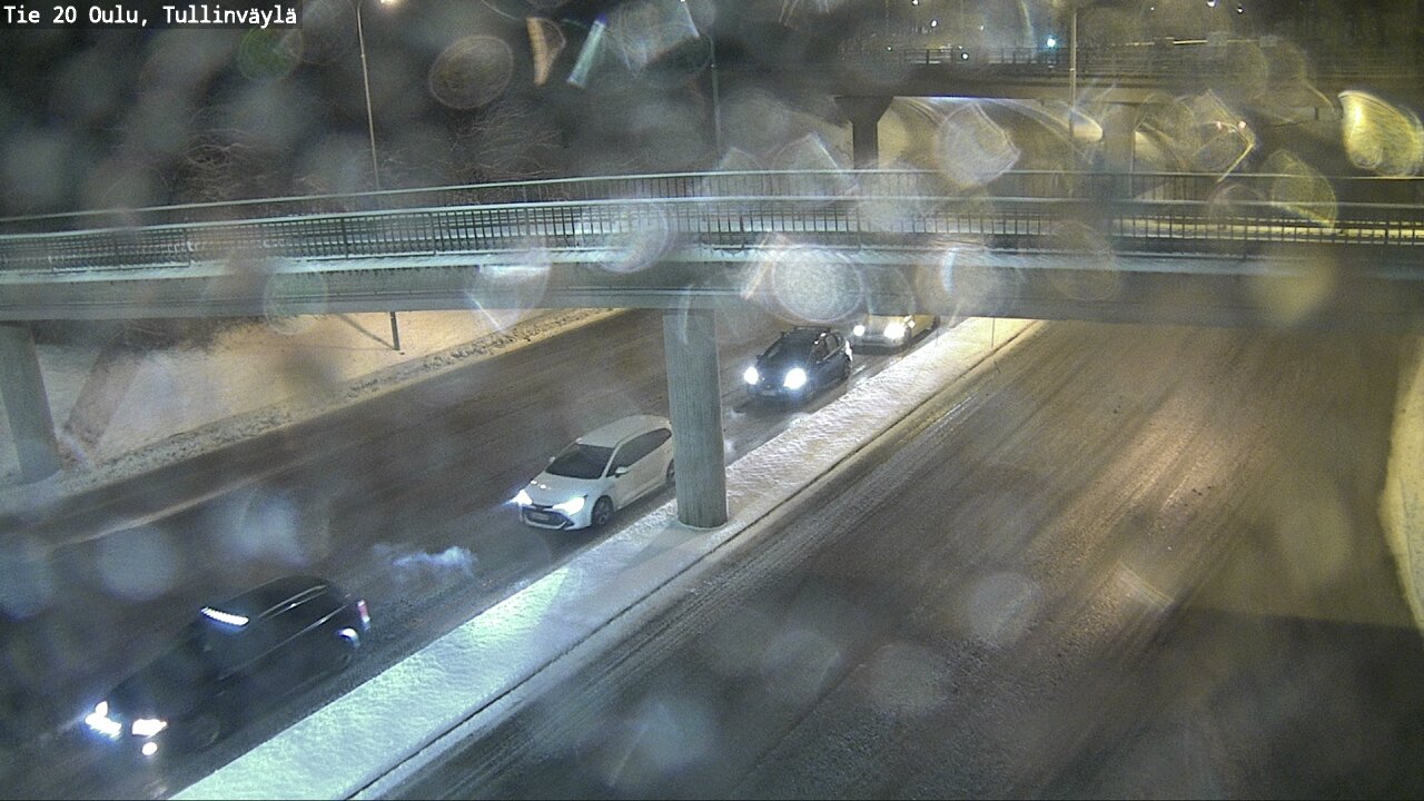 Weather Camera Image Väg 20 Uleåborg, Tullinväylä, Oulu, Pohjois-Pohjanmaa