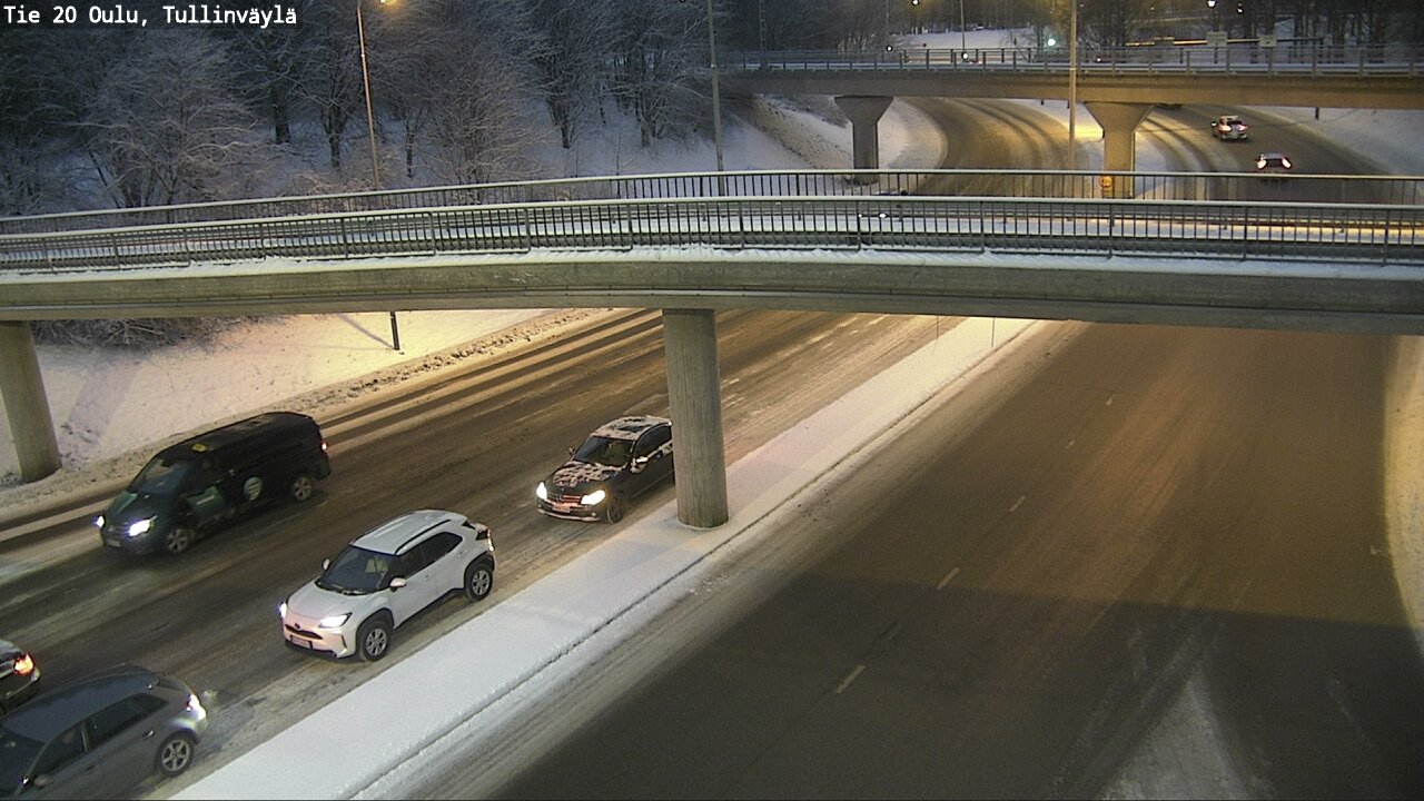 Weather Camera Image Väg 20 Uleåborg, Tullinväylä, Oulu, Pohjois-Pohjanmaa