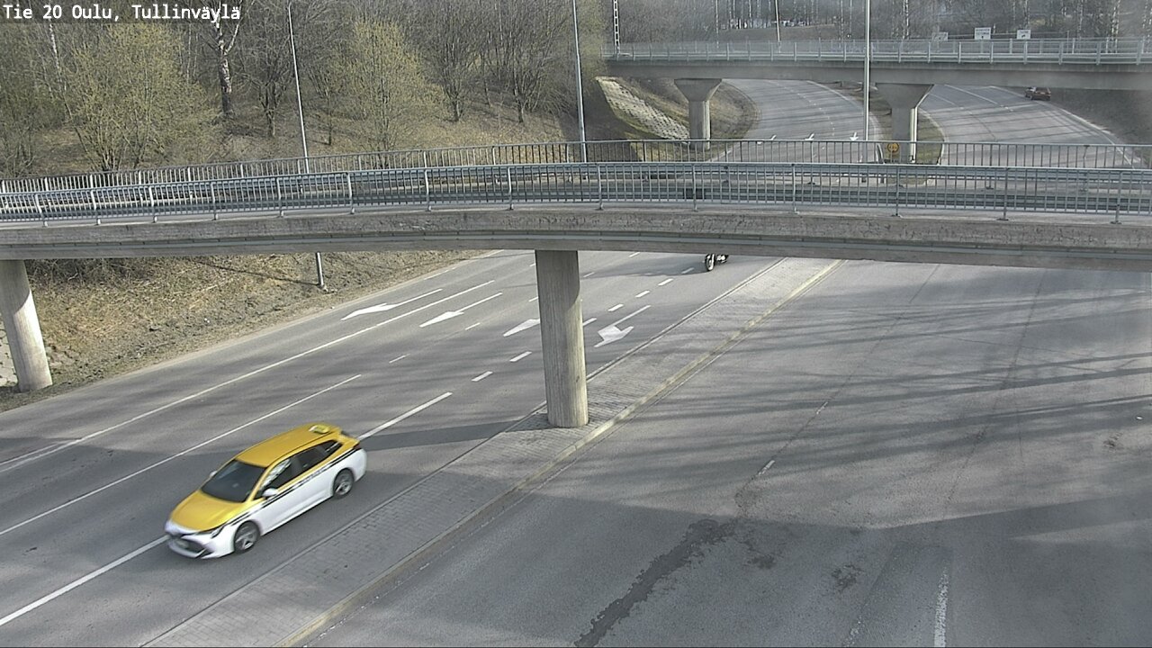 Weather Camera Image Road 20 Oulu, Tullinväylä, Oulu, Pohjois-Pohjanmaa