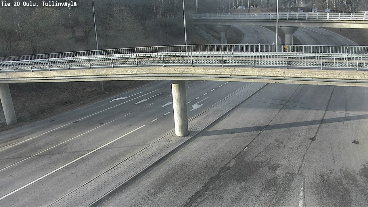 Weather Camera Image Road 20 Oulu, Tullinväylä, Oulu, Pohjois-Pohjanmaa