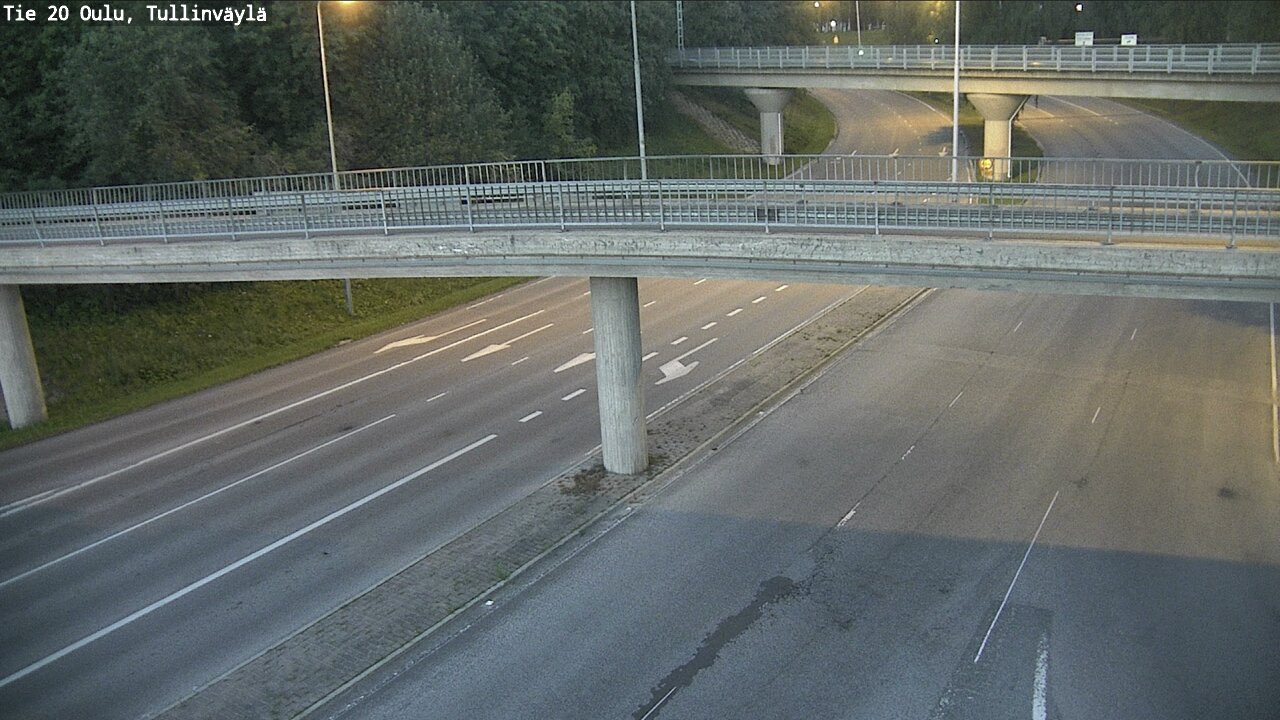 Weather Camera Image Road 20 Oulu, Tullinväylä, Oulu, Pohjois-Pohjanmaa