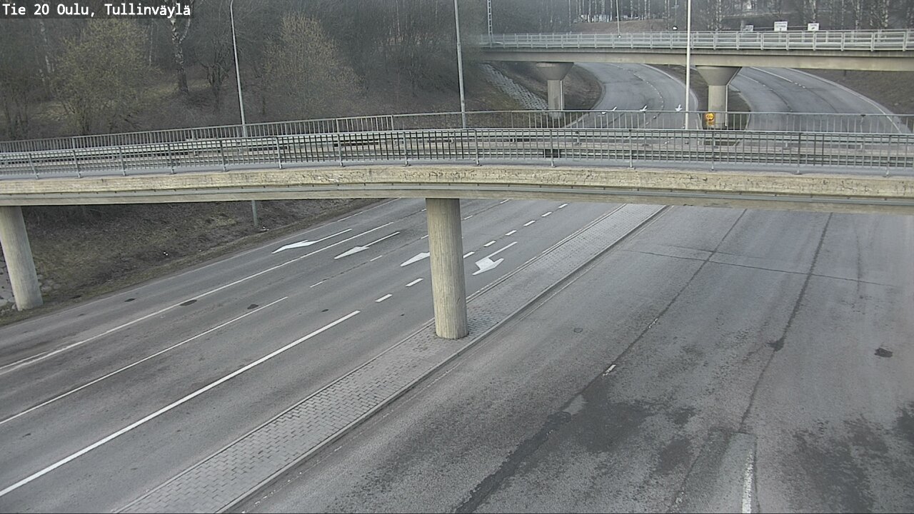 Weather Camera Image Road 20 Oulu, Tullinväylä, Oulu, Pohjois-Pohjanmaa