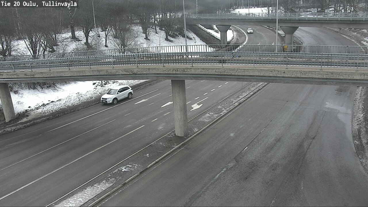 Weather Camera Image Road 20 Oulu, Tullinväylä, Oulu, Pohjois-Pohjanmaa