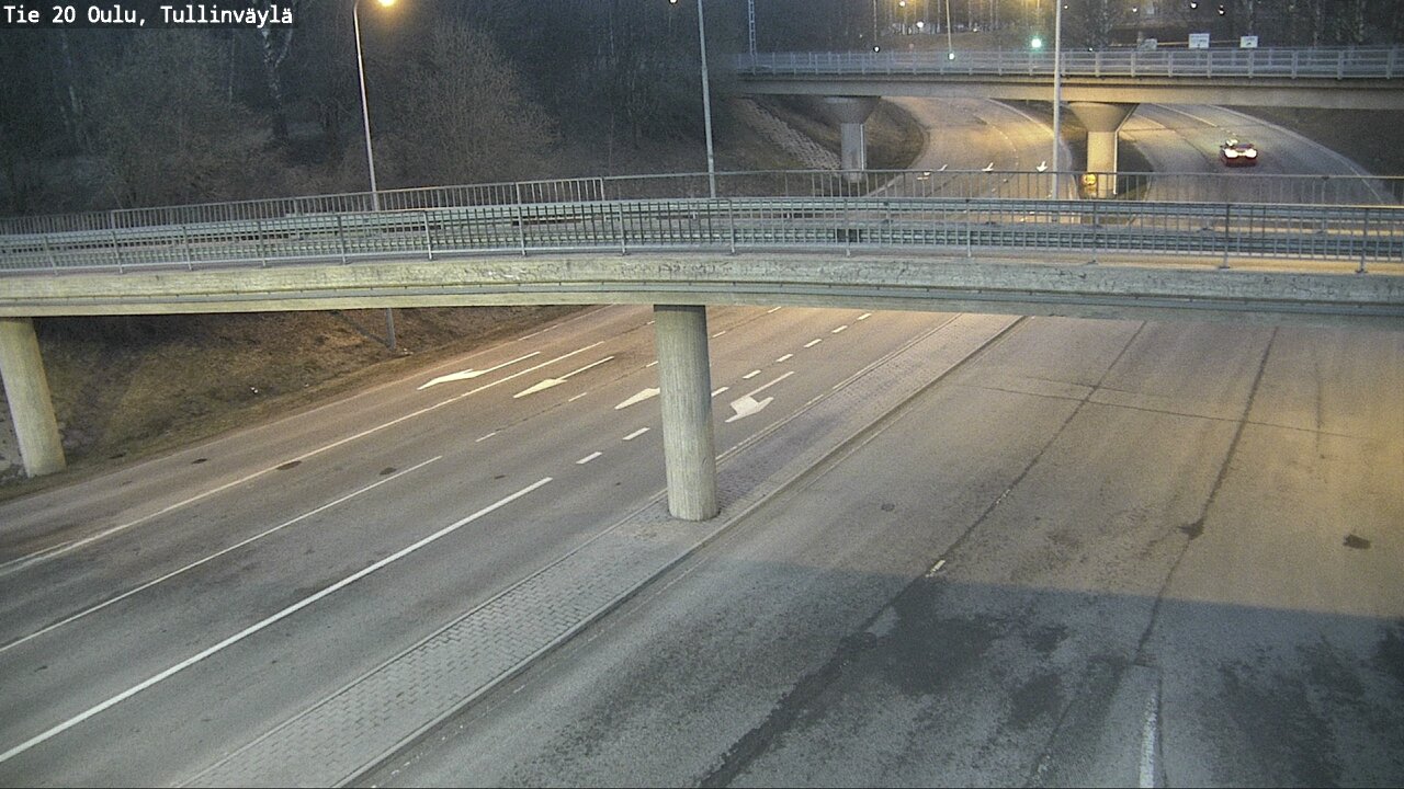 Weather Camera Image Road 20 Oulu, Tullinväylä, Oulu, Pohjois-Pohjanmaa