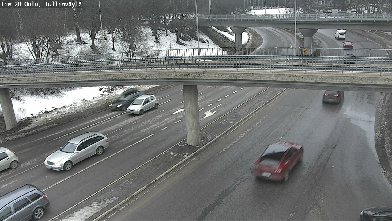 Weather Camera Image Väg 20 Uleåborg, Tullinväylä, Oulu, Pohjois-Pohjanmaa