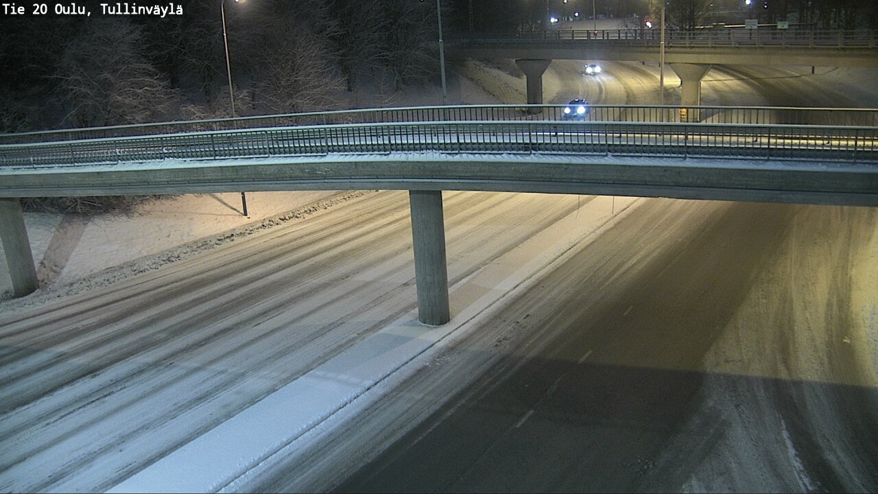 Weather Camera Image Väg 20 Uleåborg, Tullinväylä, Oulu, Pohjois-Pohjanmaa