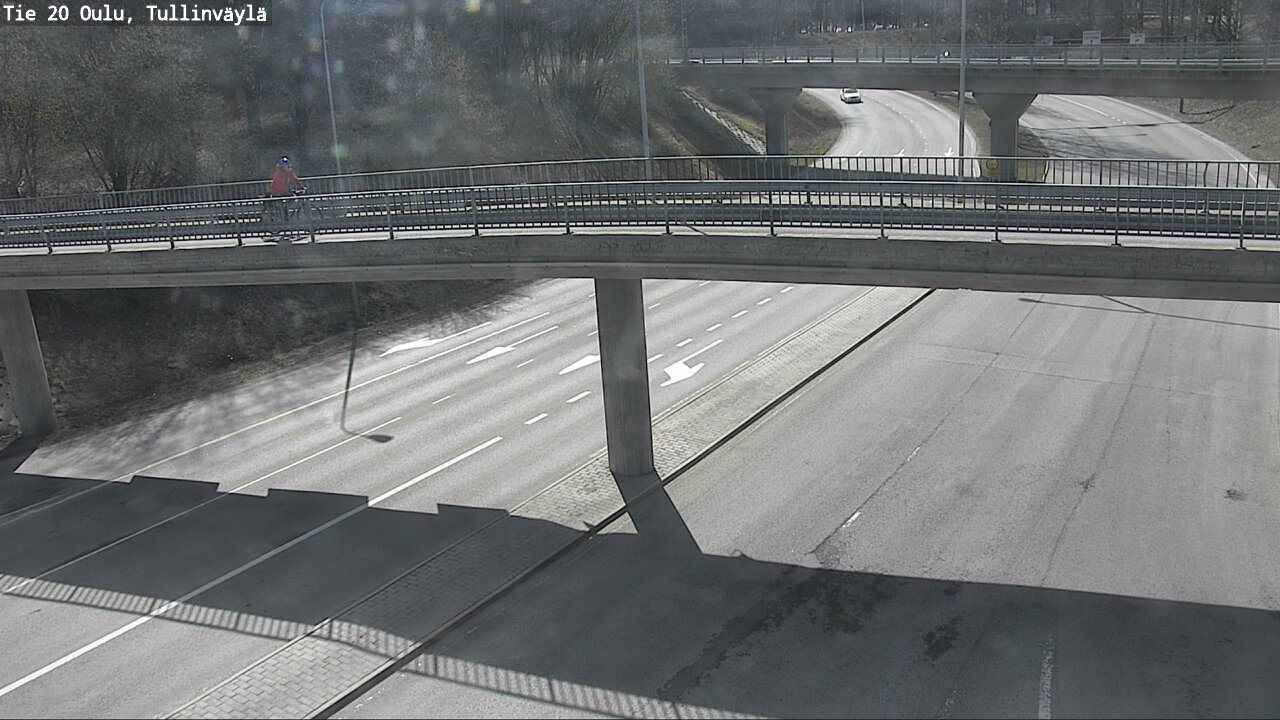 Weather Camera Image Road 20 Oulu, Tullinväylä, Oulu, Pohjois-Pohjanmaa