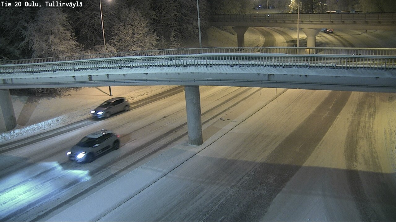 Weather Camera Image Väg 20 Uleåborg, Tullinväylä, Oulu, Pohjois-Pohjanmaa