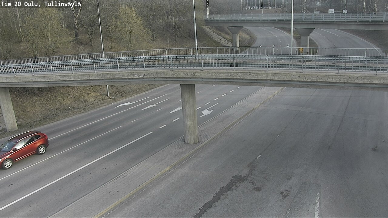 Weather Camera Image Road 20 Oulu, Tullinväylä, Oulu, Pohjois-Pohjanmaa