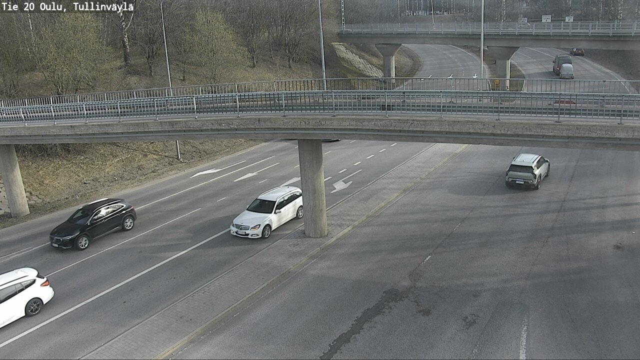 Weather Camera Image Road 20 Oulu, Tullinväylä, Oulu, Pohjois-Pohjanmaa