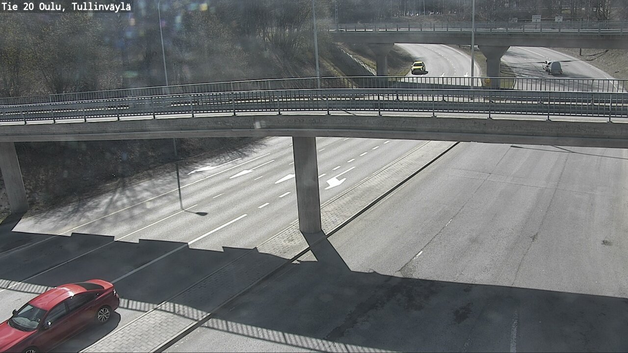Weather Camera Image Road 20 Oulu, Tullinväylä, Oulu, Pohjois-Pohjanmaa