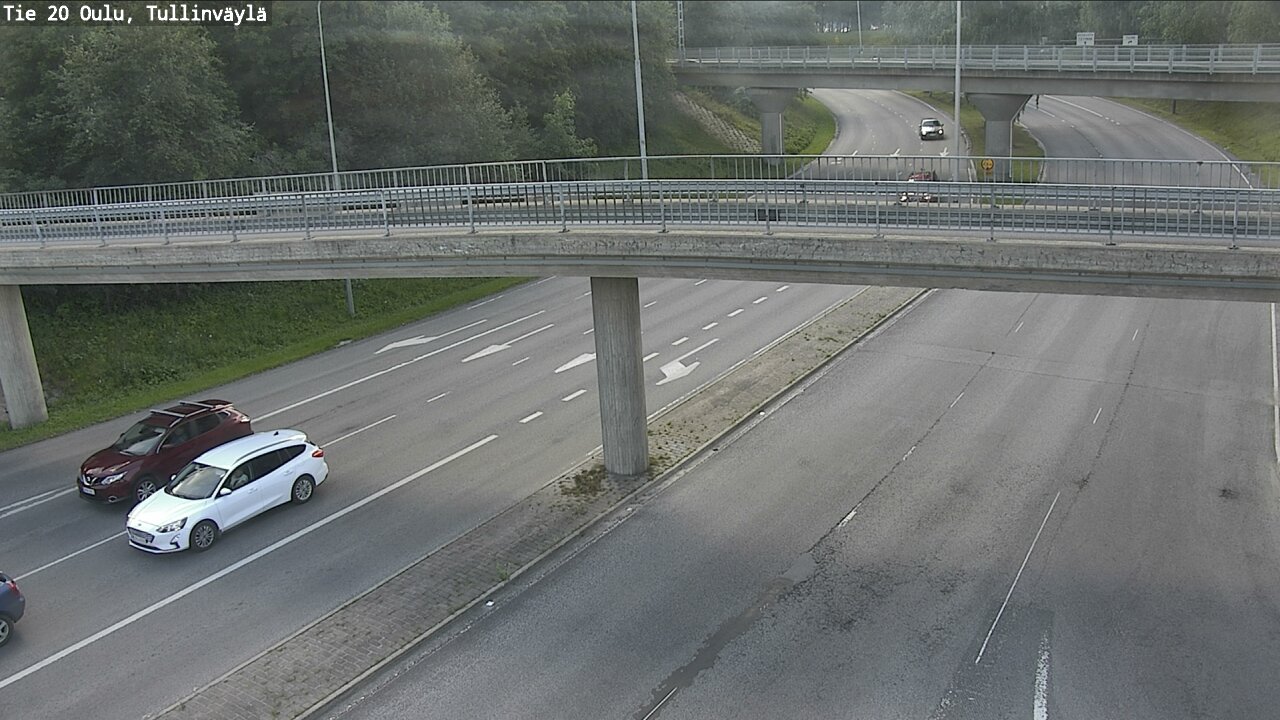 Weather Camera Image Road 20 Oulu, Tullinväylä, Oulu, Pohjois-Pohjanmaa
