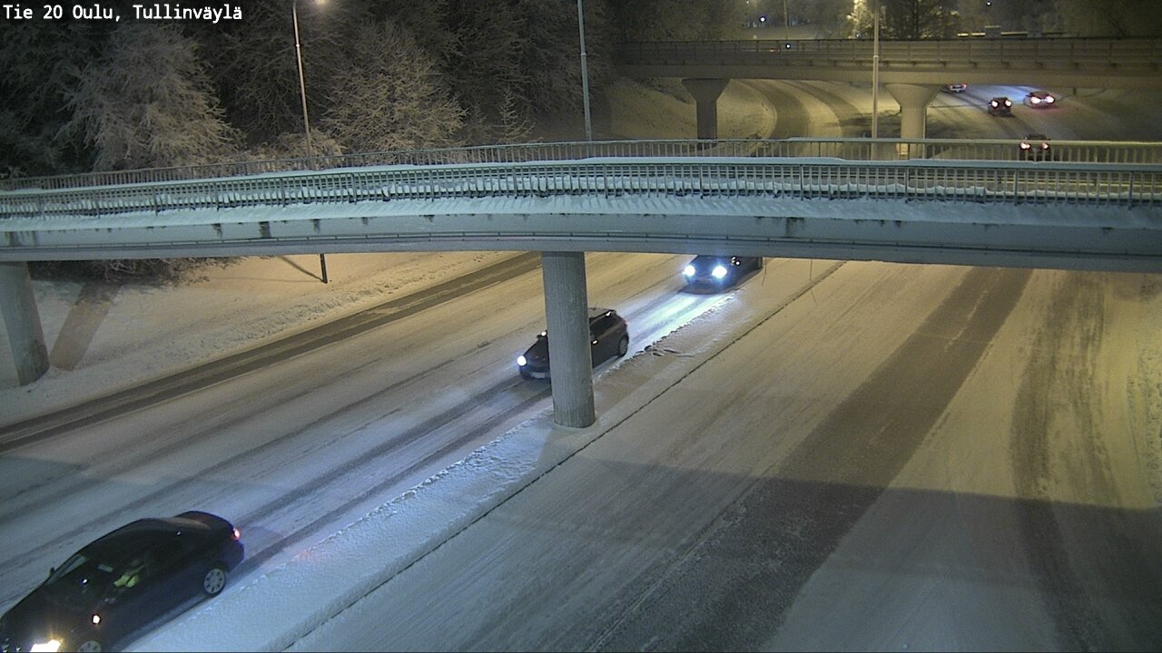 Weather Camera Image Väg 20 Uleåborg, Tullinväylä, Oulu, Pohjois-Pohjanmaa