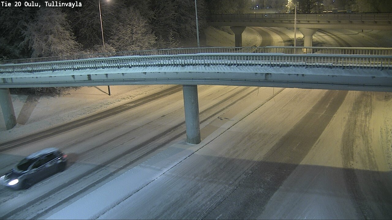 Weather Camera Image Väg 20 Uleåborg, Tullinväylä, Oulu, Pohjois-Pohjanmaa