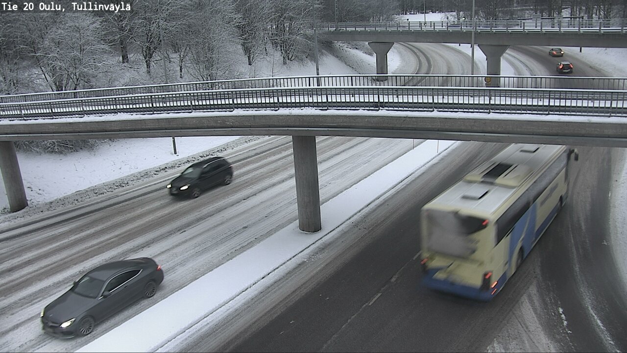 Weather Camera Image Väg 20 Uleåborg, Tullinväylä, Oulu, Pohjois-Pohjanmaa