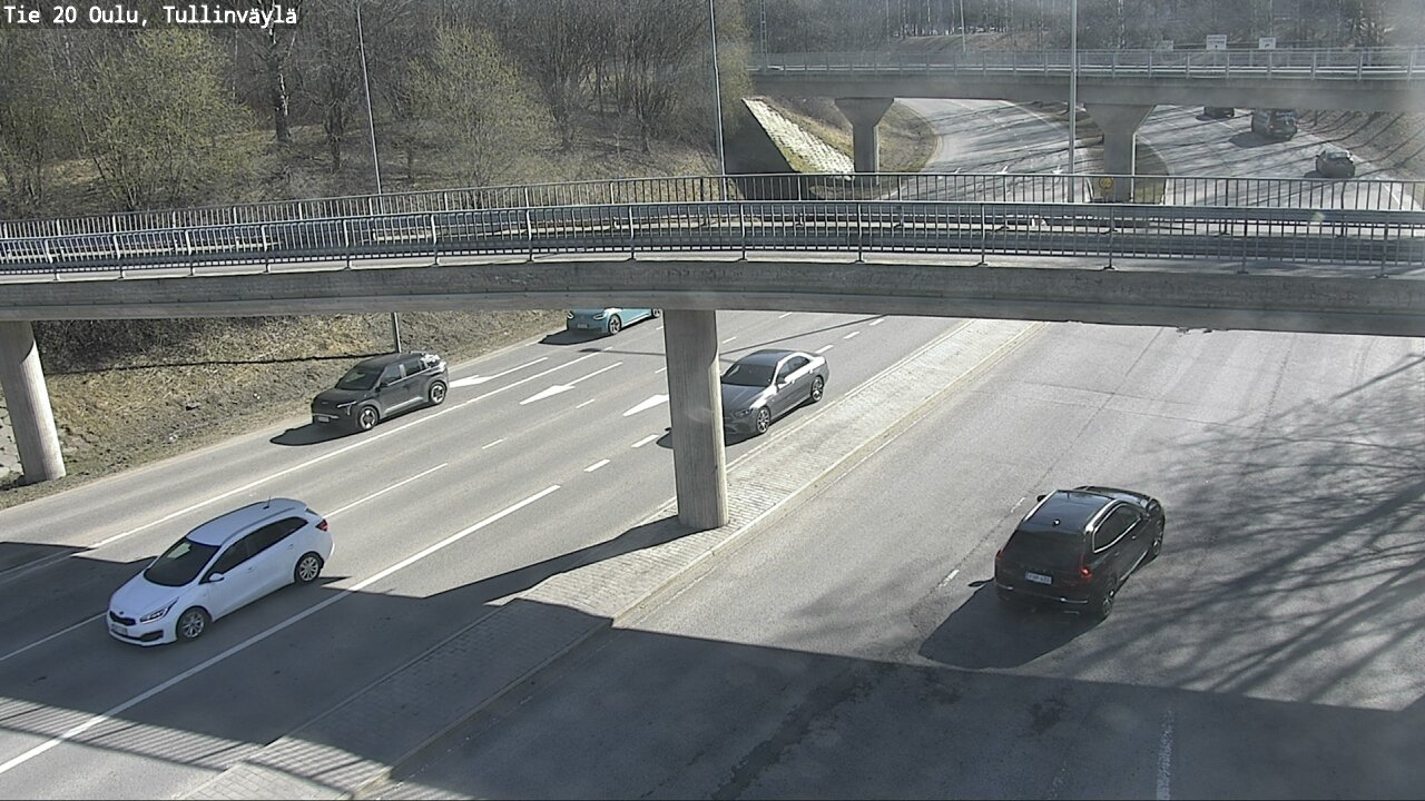 Weather Camera Image Road 20 Oulu, Tullinväylä, Oulu, Pohjois-Pohjanmaa