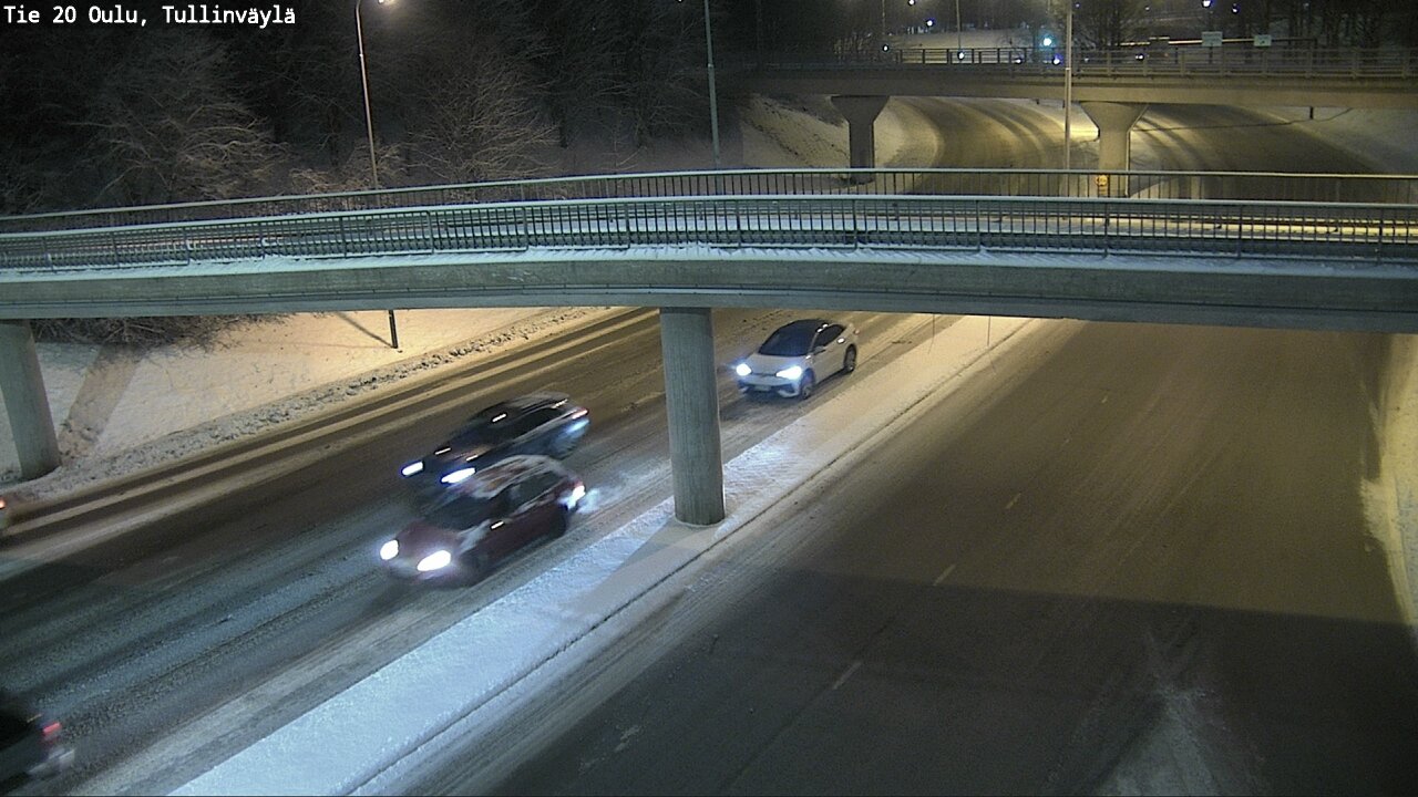 Weather Camera Image Väg 20 Uleåborg, Tullinväylä, Oulu, Pohjois-Pohjanmaa