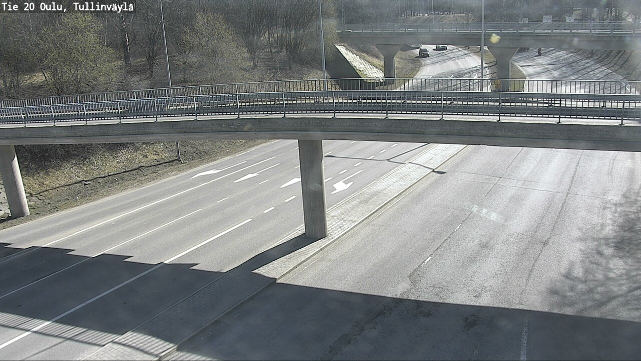 Weather Camera Image Road 20 Oulu, Tullinväylä, Oulu, Pohjois-Pohjanmaa