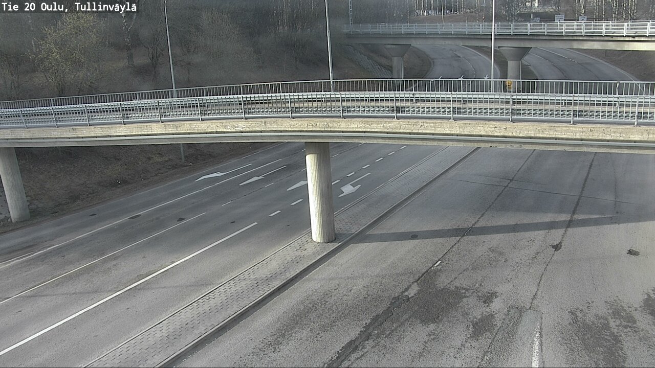Weather Camera Image Road 20 Oulu, Tullinväylä, Oulu, Pohjois-Pohjanmaa