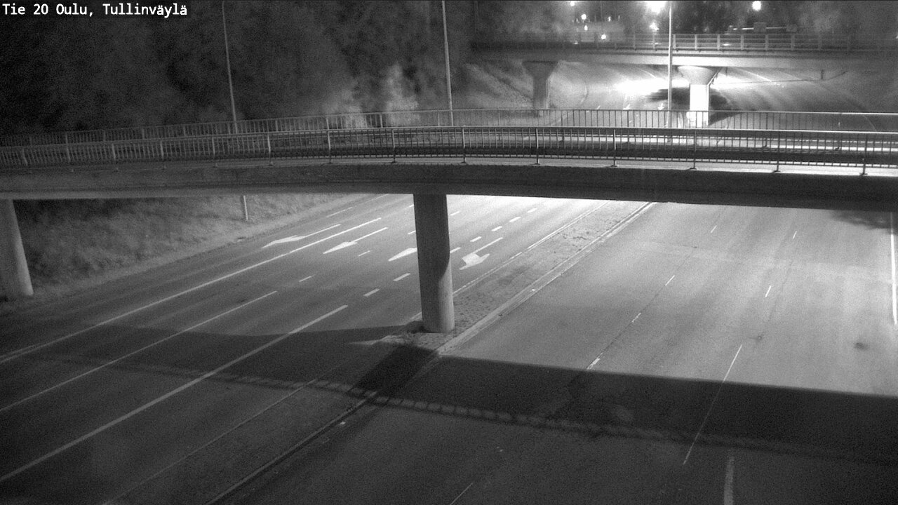 Weather Camera Image Road 20 Oulu, Tullinväylä, Oulu, Pohjois-Pohjanmaa