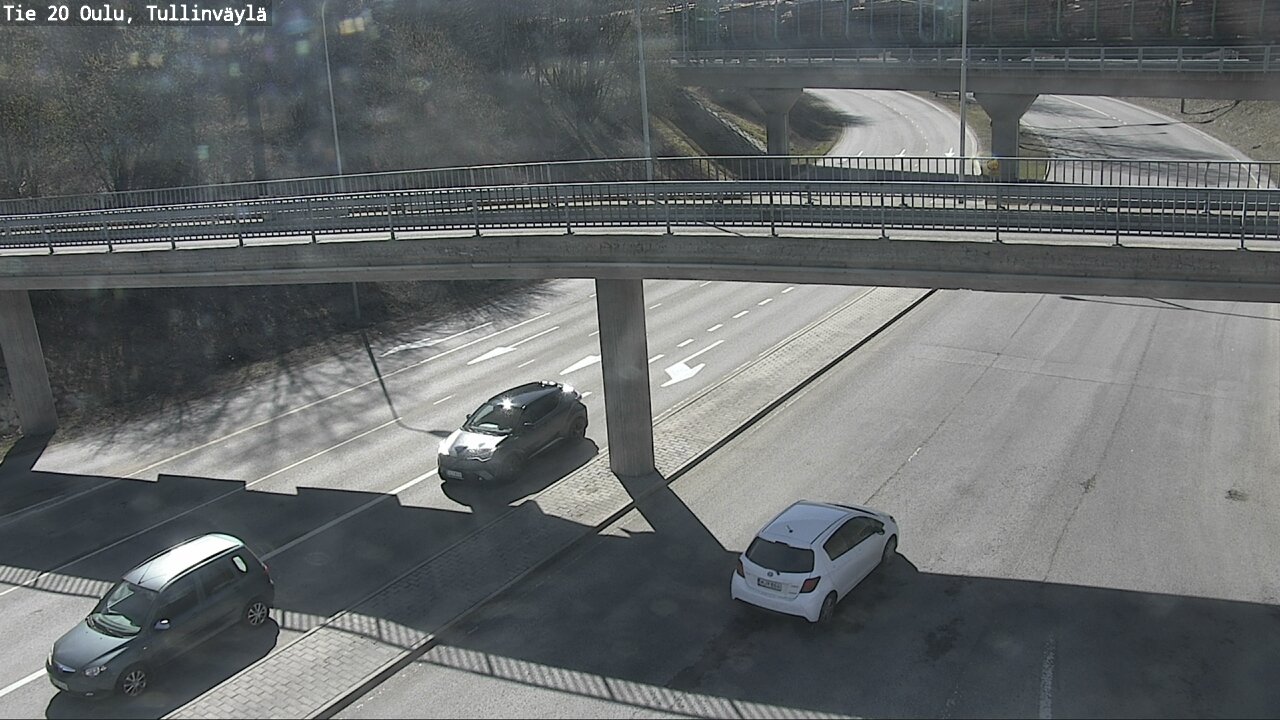 Weather Camera Image Road 20 Oulu, Tullinväylä, Oulu, Pohjois-Pohjanmaa