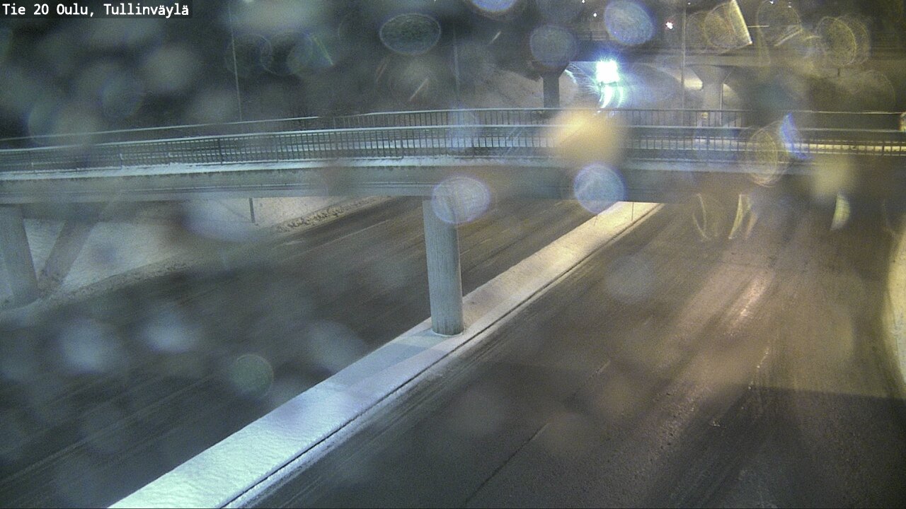 Weather Camera Image Väg 20 Uleåborg, Tullinväylä, Oulu, Pohjois-Pohjanmaa