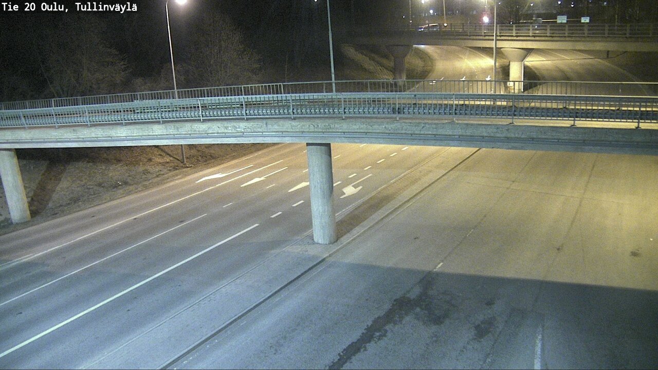 Weather Camera Image Väg 20 Uleåborg, Tullinväylä, Oulu, Pohjois-Pohjanmaa