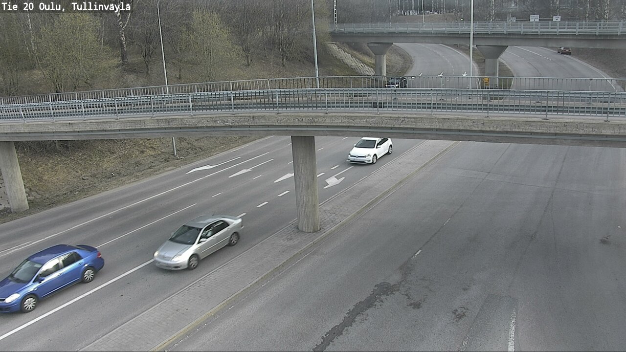 Weather Camera Image Road 20 Oulu, Tullinväylä, Oulu, Pohjois-Pohjanmaa