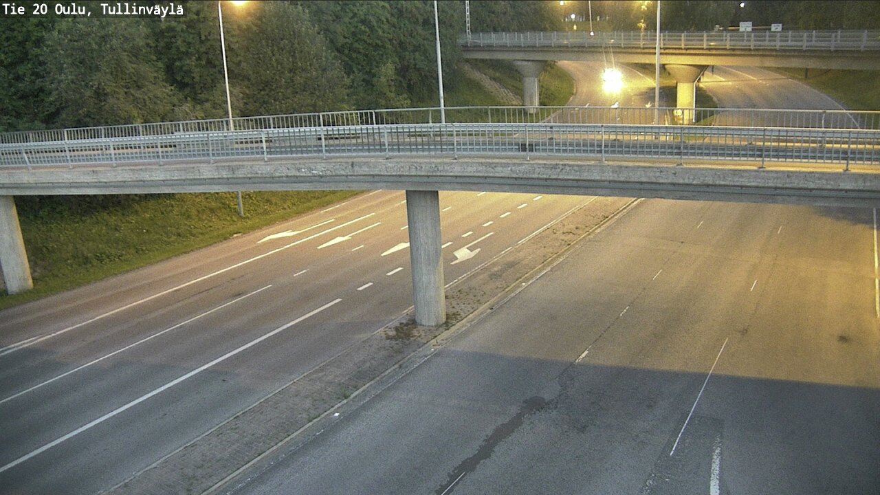 Weather Camera Image Road 20 Oulu, Tullinväylä, Oulu, Pohjois-Pohjanmaa