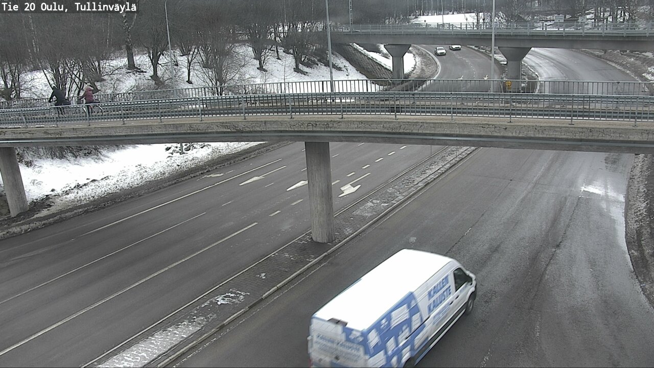 Weather Camera Image Road 20 Oulu, Tullinväylä, Oulu, Pohjois-Pohjanmaa