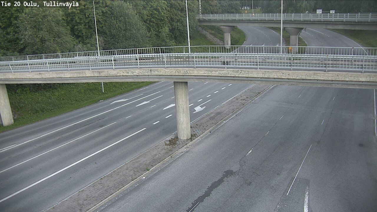 Weather Camera Image Road 20 Oulu, Tullinväylä, Oulu, Pohjois-Pohjanmaa