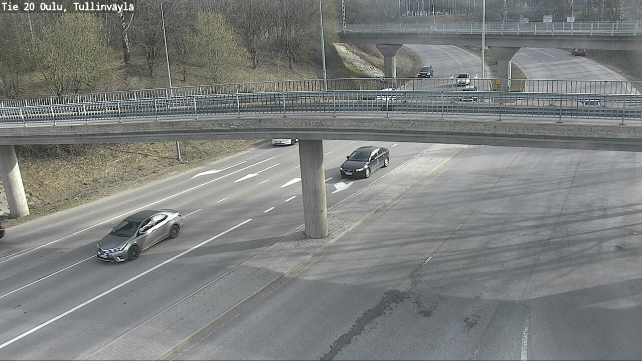 Weather Camera Image Road 20 Oulu, Tullinväylä, Oulu, Pohjois-Pohjanmaa