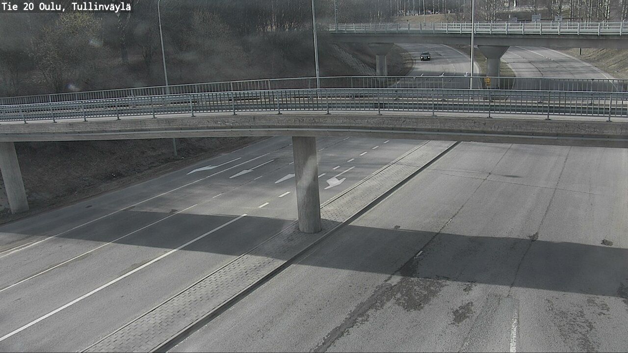 Weather Camera Image Road 20 Oulu, Tullinväylä, Oulu, Pohjois-Pohjanmaa