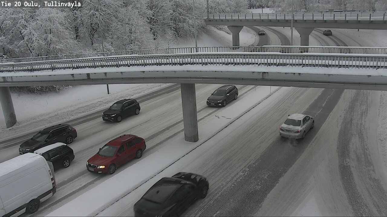 Weather Camera Image Road 20 Oulu, Tullinväylä, Oulu, Pohjois-Pohjanmaa
