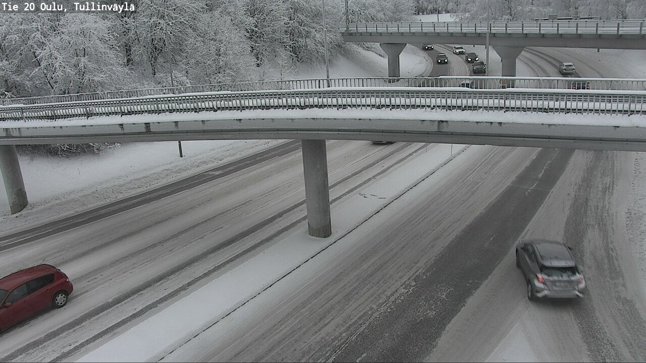 Weather Camera Image Väg 20 Uleåborg, Tullinväylä, Oulu, Pohjois-Pohjanmaa