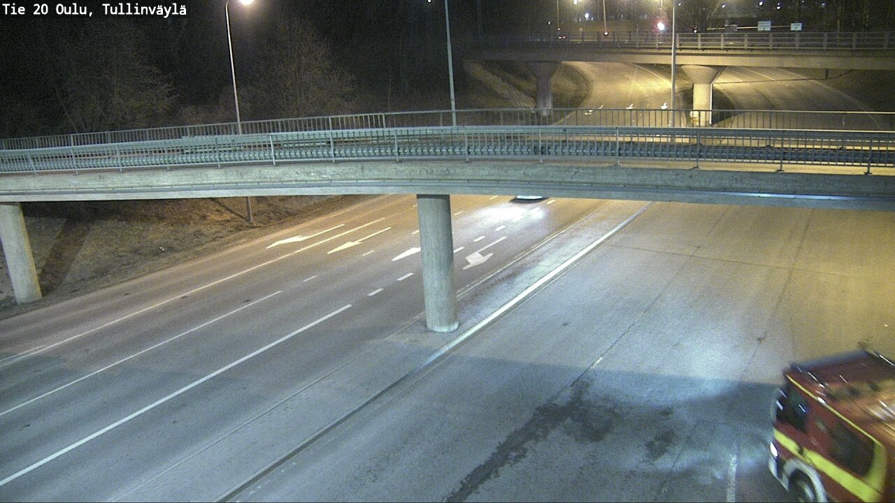 Weather Camera Image Väg 20 Uleåborg, Tullinväylä, Oulu, Pohjois-Pohjanmaa