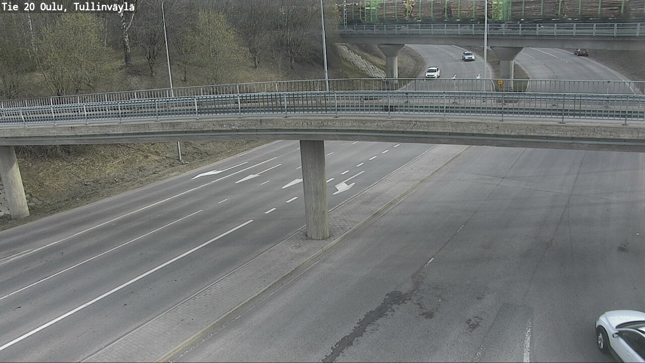 Weather Camera Image Road 20 Oulu, Tullinväylä, Oulu, Pohjois-Pohjanmaa