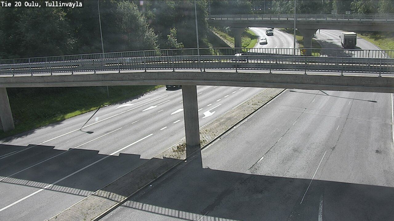 Weather Camera Image Road 20 Oulu, Tullinväylä, Oulu, Pohjois-Pohjanmaa