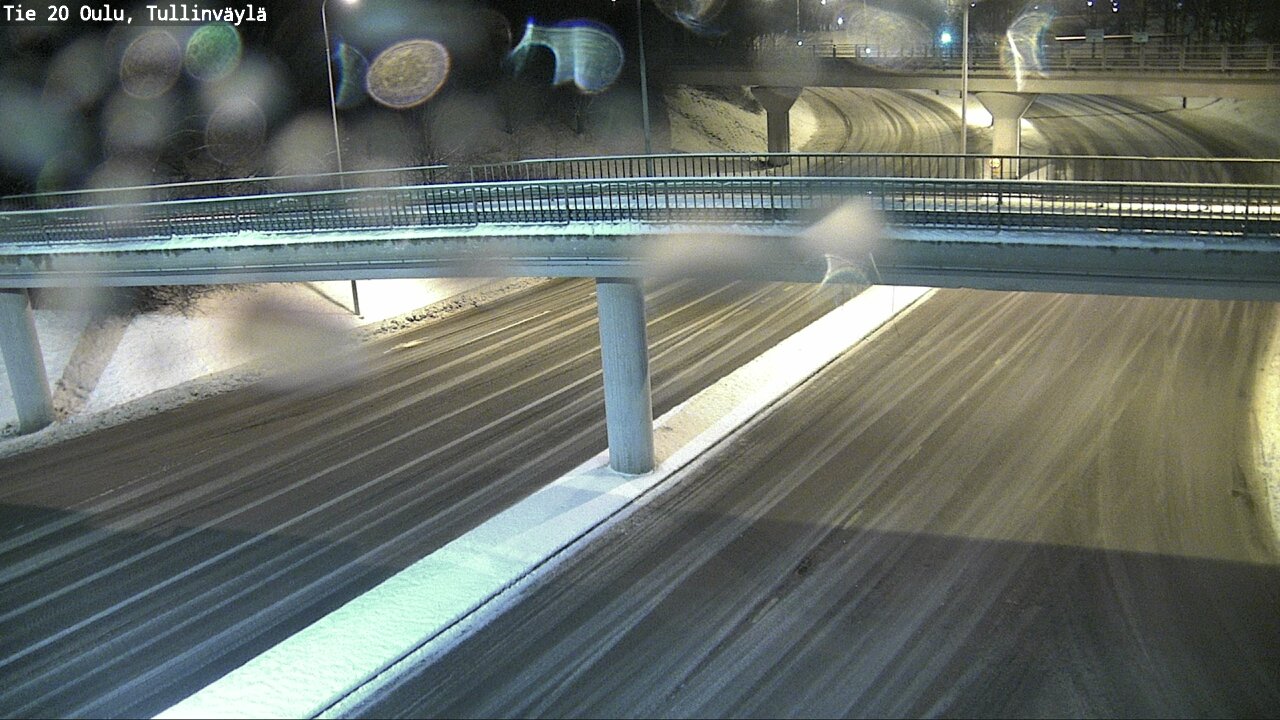 Weather Camera Image Väg 20 Uleåborg, Tullinväylä, Oulu, Pohjois-Pohjanmaa