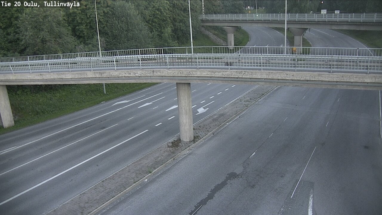 Weather Camera Image Road 20 Oulu, Tullinväylä, Oulu, Pohjois-Pohjanmaa