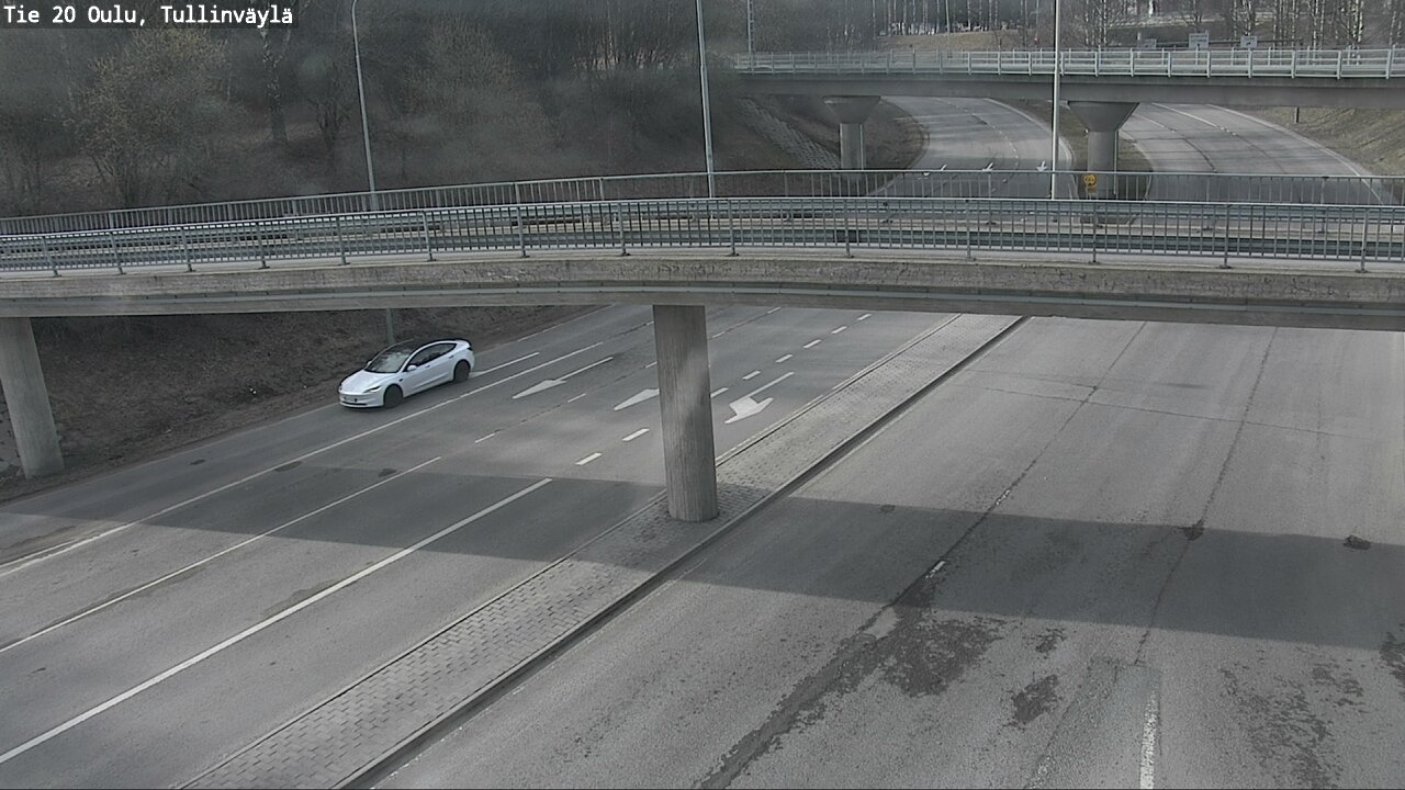 Weather Camera Image Road 20 Oulu, Tullinväylä, Oulu, Pohjois-Pohjanmaa